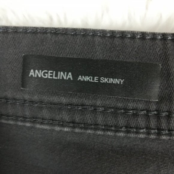 Kut From The Kloth Womens Pants‎ Skinny Angelina Ankle Gray Cuffed Stretch 10 - Picture 10 of 12